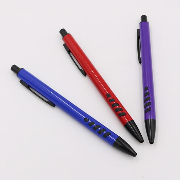 Quality Classic Press Ball Pen Gift Ballpoint Pen 1.0mm Metal Click Pen Office School Supply