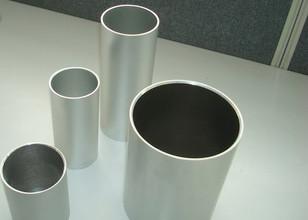 Extruded Hollow Round Thin Wall Anodized Aluminum Pipe ISO / TS 16949:2009