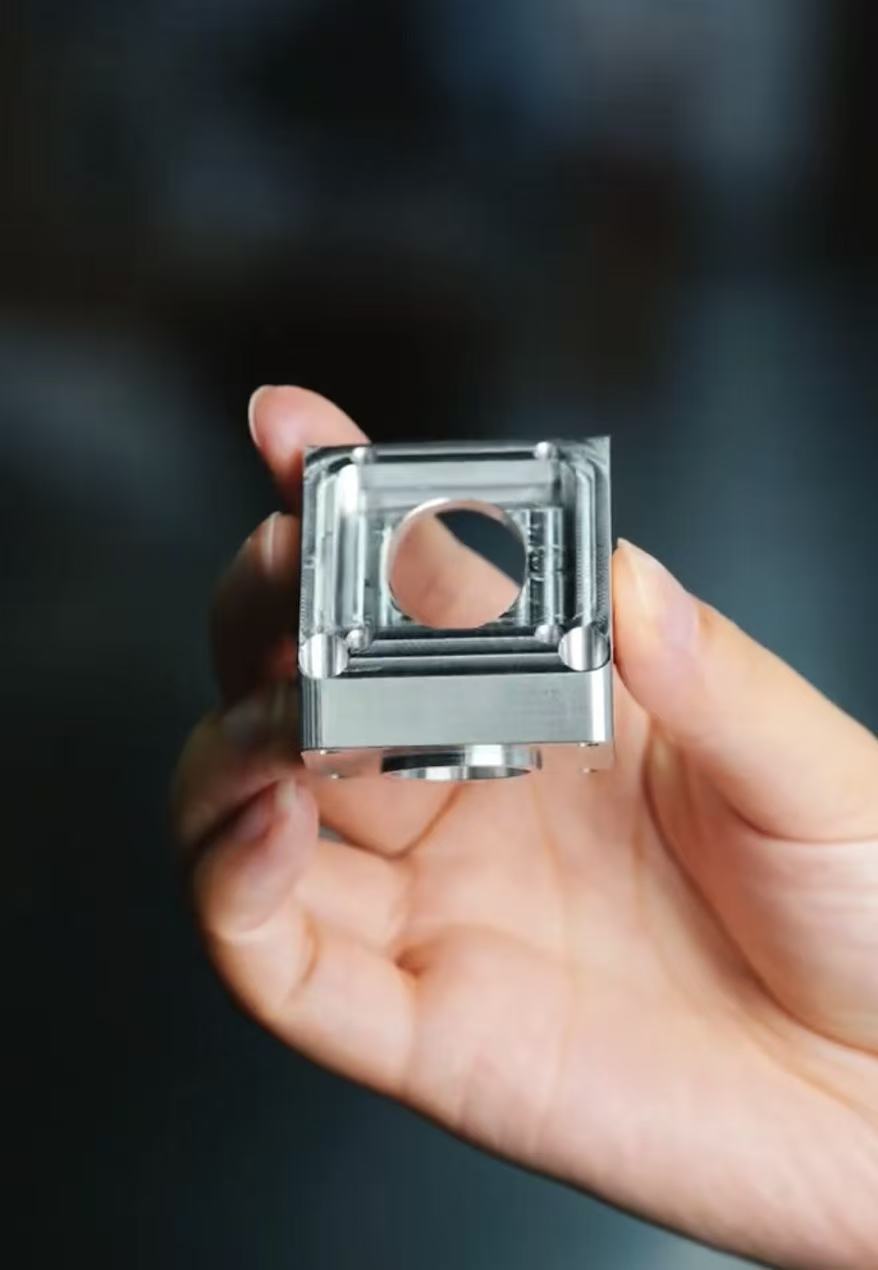 CNC machining spectrometer holder