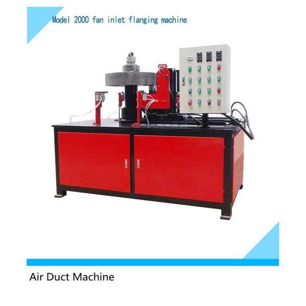 10KVA Air Duct Equipment Duct Flanging Machine OD 80mm-300mm