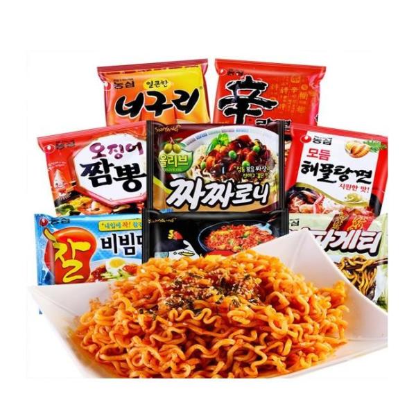 Instant Noodles Plastic Packing Bags Disposable BOPP/VMCPP PET/PE Material Structure