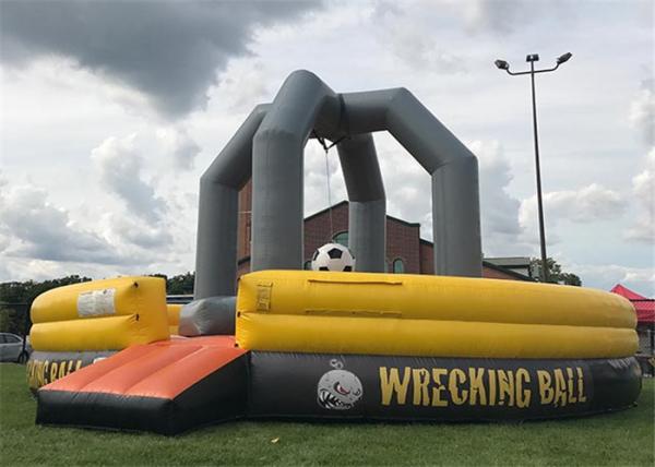 A arena esportiva inflável de Wrecking Ball coloca patim do à prova de água da ginástica o anti