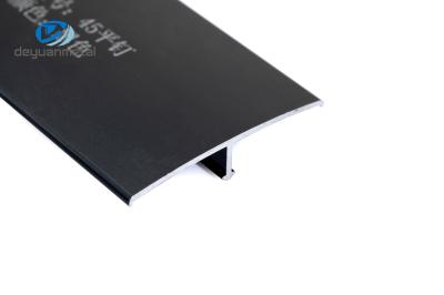 Anodised T Shape Aluminium Profile , 0.7-2mm Aluminum Channel T Slot