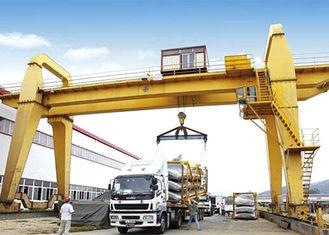 40 50 100 Ton Double Girder Gantry Crane Rail Mounted 18 - 35m Span Optional Color