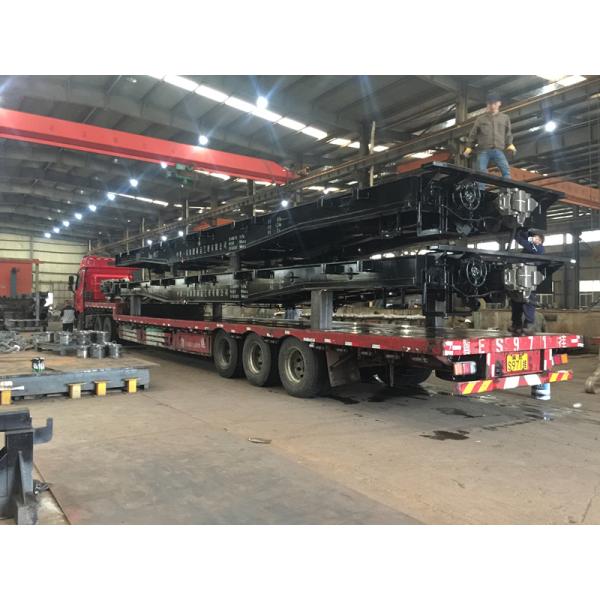 Light Weight Flatbed Rail Car Heavy Load 88m Minimum Curve Radius