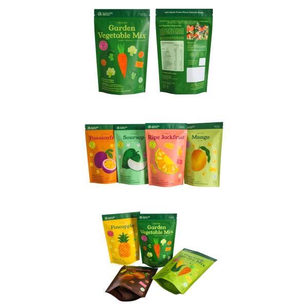 Customized Dried Food Packaging Bag Gravure Printing For Preserved Fruit Vegetable Cuisine