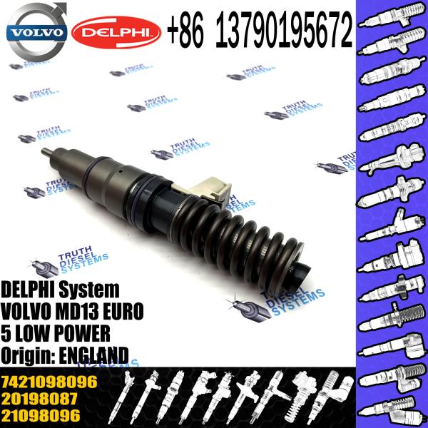 Diesel Fuel Injector 21098096 7421098096 7421340616 20198087 85003268 E3.18 for VOL MD13 EURO 5 LOW POWER