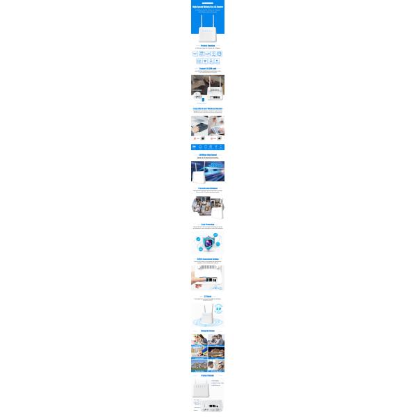 200Meter ряд Sim основал маршрутизатор Wifi