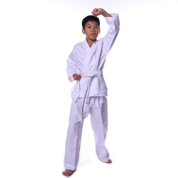 Sportswear 2024 Custom Martial Arts Twill Fabric White Black Karate Uniform OEM Logo