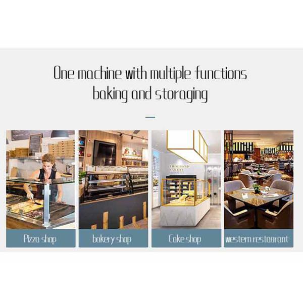 6 Plate Commercial Bakery Kitchen Equipment 3 Deck Oven LCD Intelligent Control