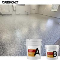 Baixo revestimento do assoalho do VOC Polyaspartic para a superfície de madeira concreta