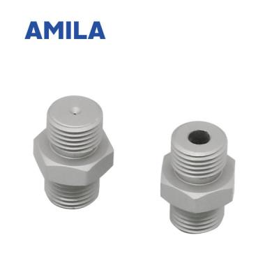 Válvula de regulador de pressão de alumínio do ar, válvula de controle do regulador de pressão com a linha da conexão M5-G1/4
