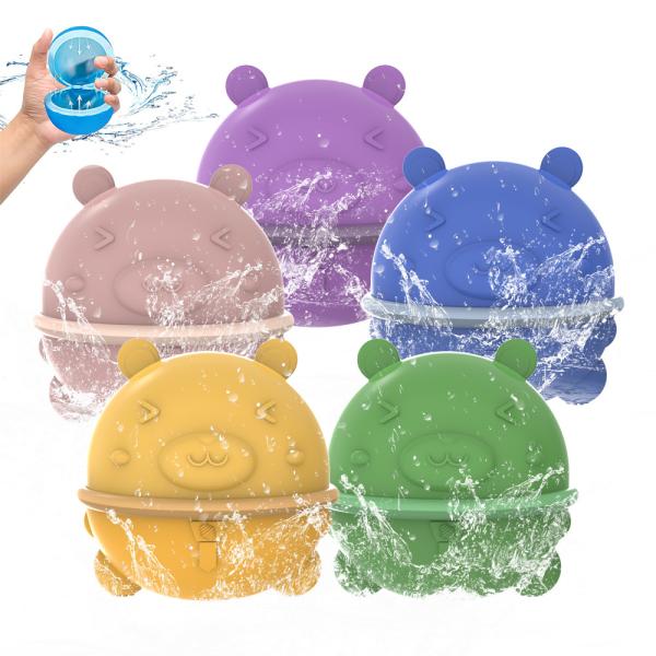 Summer Outdoor Children'S Water Toy Silicone Refillable Water Ball Degradable Silicone Water Sphere