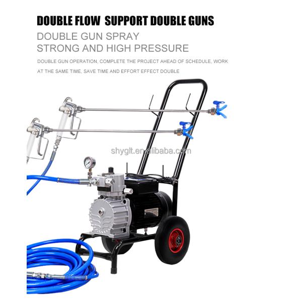 OEM 220vac Roof Spray Painting Equipment Latex Waterborne Color Paint Sprayer Device