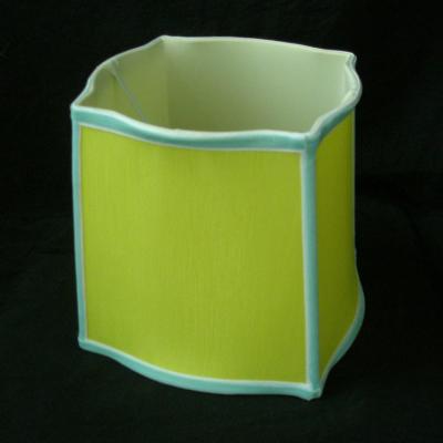 Square Cut Corner Bedside Lamp Shades 4 Convex Angle E26
