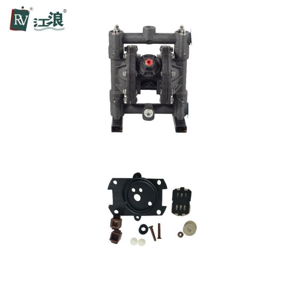 Aluminum Alloy Air Double Diaphragm Pump For Slurry Paint 1/2  Pneumatic