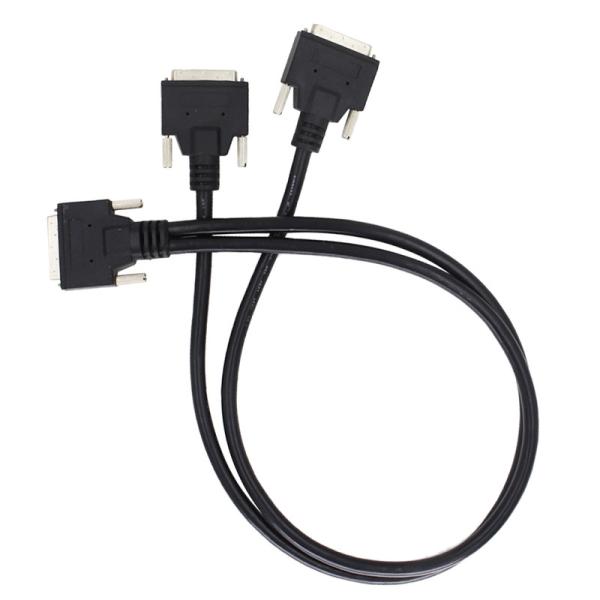 IP67 Molding Screw 68 Pin SCSI Cable Male To Male for Communication Data