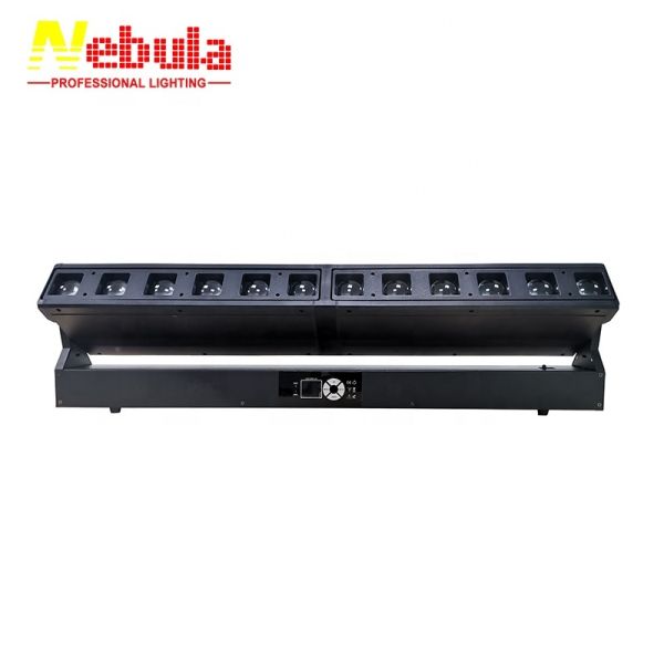 12x40W RGBW LED Moving Bar 4in1 DMX Stage Lighting Wash Beam Effect Light DJ Bar
