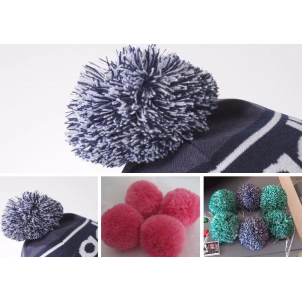High Speed Key Chain  4head Pompom Machine