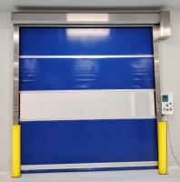 Segurança Portas de rolos de aço com isolamento térmico Baixa manutenção Redução de ruído Relógio rápido Cortina de rolos Porta de alta velocidade