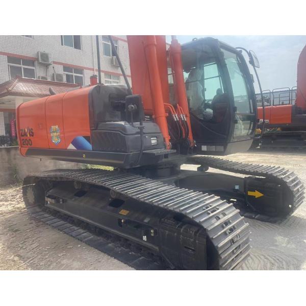 20 Ton Japan Brand Used Excavators Hitachi Zx200 Crawler Hydraulic 0.9m³ Bucket Capacity Digger