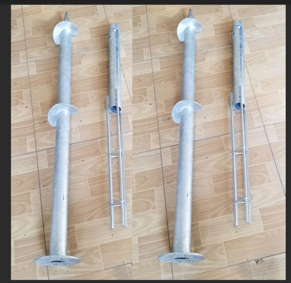High-quality Ground Screw Piles Impregnated With Galvanized Ground For Construction Projects