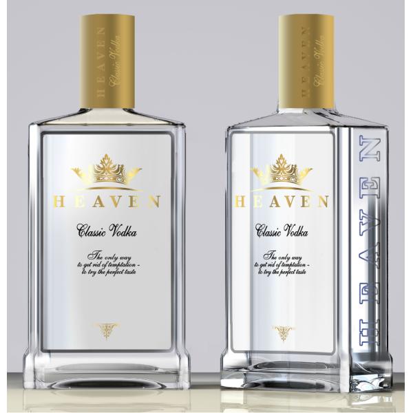 Горячая штемпелюя бутылка 700ml водки рая 500ml выбила логотип