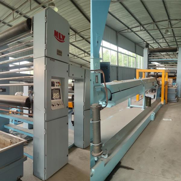 Second Hand PP Woven Bag Machine Flat Yarn Extruder Machine With Pin Roller Fibrillator