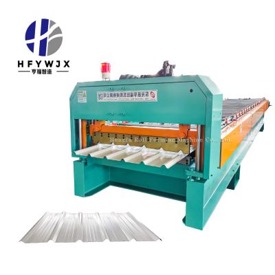 350H Steel Frame Trapezoidal Sheet Forming Machine 12-15M/Min 1000-Type