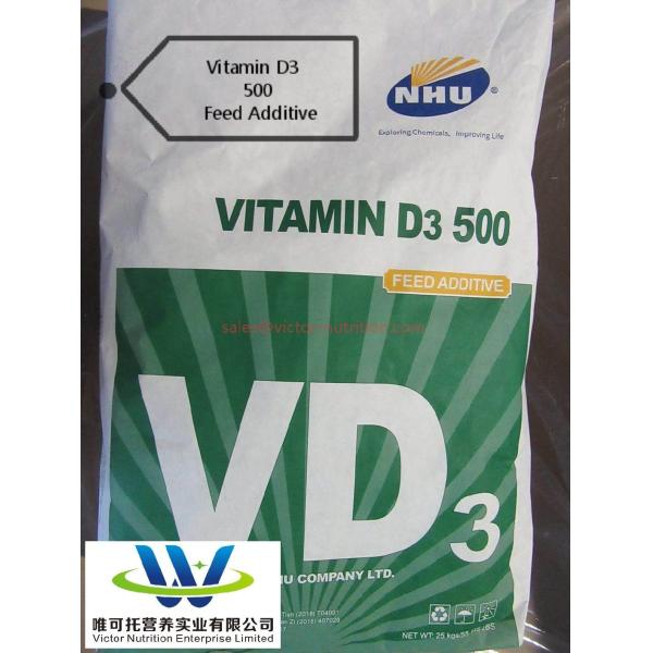 5000tons/Month Output Feed Grade Vitamin D3 Powder 500 for Optimal Animal Nutrition