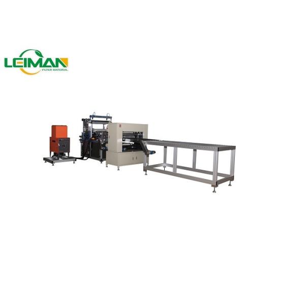 oil filter making machine filter paper machine Width 700mm HEPA Filter Full Auto PP Intermittent Gluing Production Line