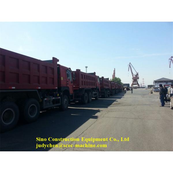 Mining Tipper Trucks 10 Wheel Construction Dump Truck WD615 Engine 336hp