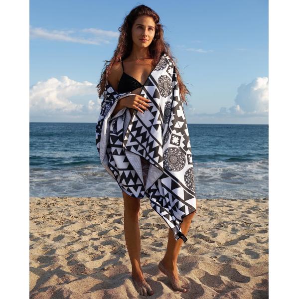 Antibacterial Microfiber Beach Towel Soft Lightweight