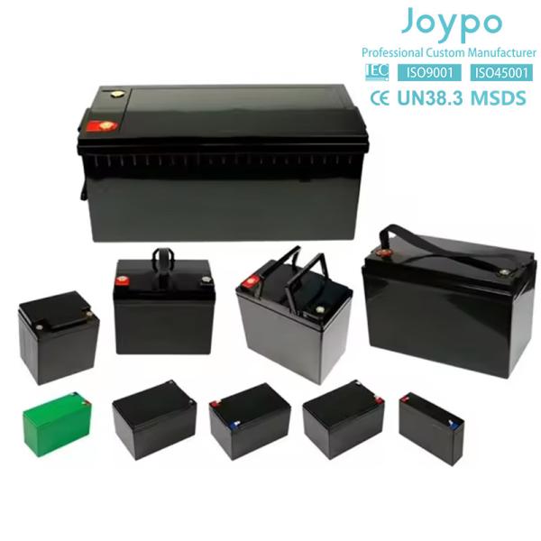 Joypo 12V Lithium Iron Phosphate Battery Support Serial Connection for RV and Marine