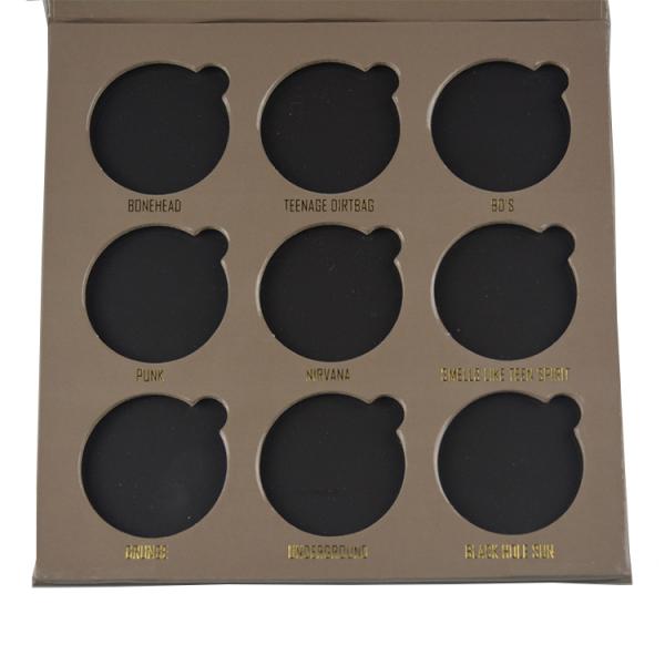Non-Toxic Custom Printed Cardboard Makeup Empty Eyeshadow Palette Paper Packaging Box