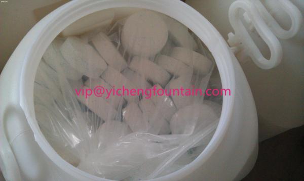 Disinfectant Trichloroisocyanuric Acid TCCA 90% Tablet For Swimming Pool 200g Per Piece