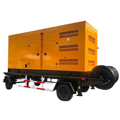 Gerador móvel a diesel certificado CE ISO SGS Frequência 50Hz 60Hz