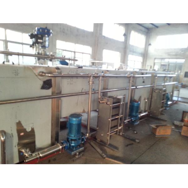 Water Immersion Continuous sterilizer UHT Sterilization Machine CE Certification