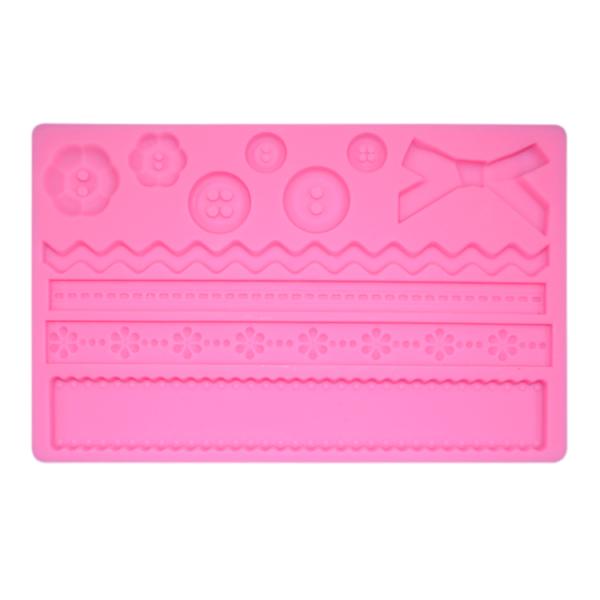 Cupcake Silicone Baking Utensils Diy Fondant Lace Moulds For Cake Decorating