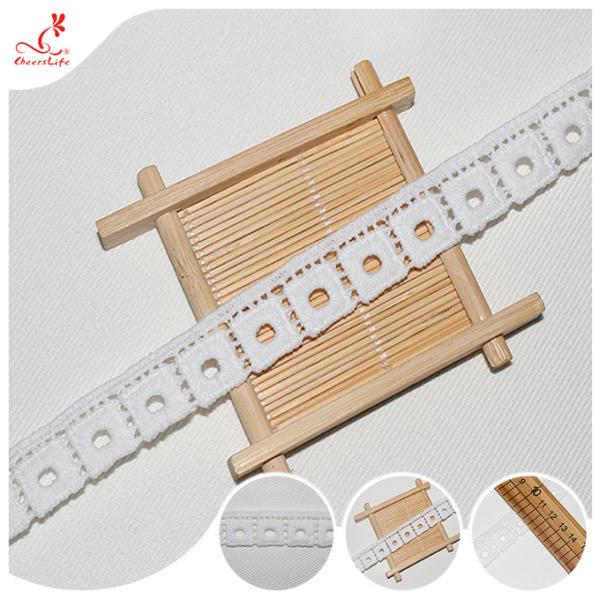 Milky Lace Ribbon Trim Accessory 1.9cm Width For Lady Garment Diy Decoration