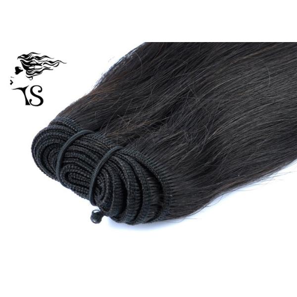 Black Women Straight Indian Remy Hair Extensions , 8A Indian Human Hair Weave