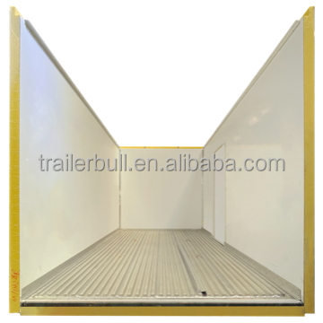 Fuel 20ft FRP Refrigeration Truck Box Body For Howo Shacman Models 5 Fold EPDM Sealing