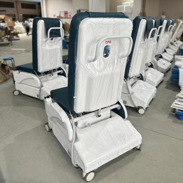 Premium Electric Blood Collection & Chemotherapy Chair Easy Clean Vinyl Upholstery