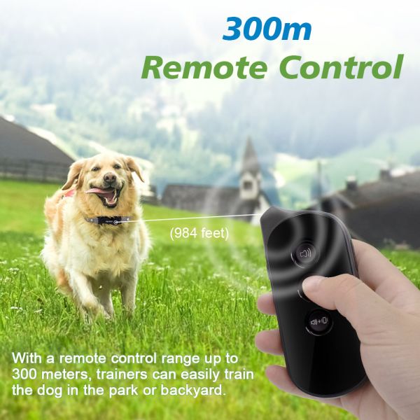 Rechargeable Eco-Friendly Nylon Dog Agility Training Collar Waterproof Walkie Talkie Remote Batteries Cute Modern Fashion Style