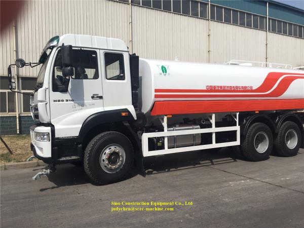 20m3 Liquid Tanker Truck 20000L Water Tank Truck With Front Flush Side Spray