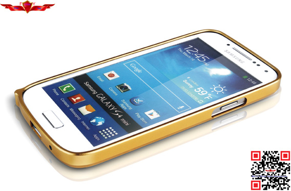 Fashion Design Ultra Thin 0.7MM Aluminum Bumper For Samsung Galaxy S4 Mini Multi Color