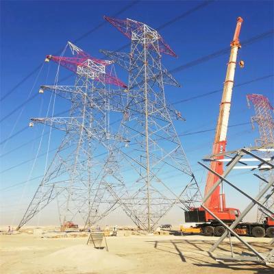 230kv热镀锌配角钢结构钢输电线路110kv 132kv电力单极塔