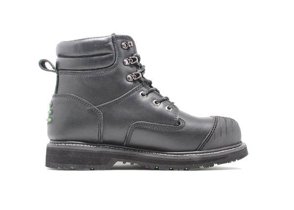 High Cut  Industrial Full Grain Leather Goodyear Welted Dress Shoes With Steel Toe