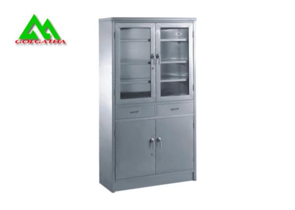 Hospital Furniture Apparatus Storage Cabinet Floor Mounted Heat Resistant