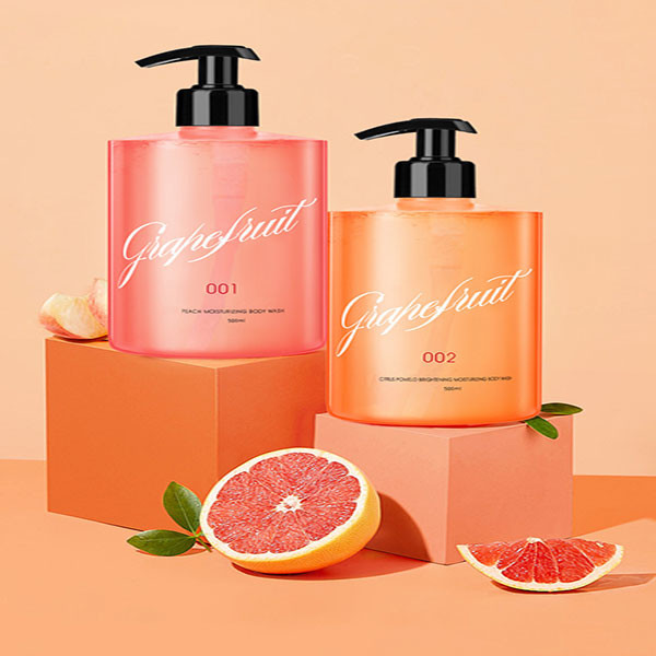 Anti contrôle bactérien d'huile de gel de douche de vitamine C s'exfoliant le